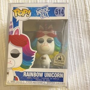 Funko Pop Inside Out Rainbow Unicorn with Multicolor Mane
